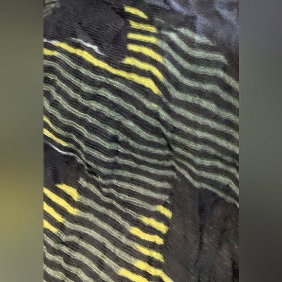 Sandwich dress,blue,yellow, black retro, med, long sleeve - Picture 6 of 16